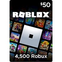 Roblox Gift Card 50 USD Tarjeta Robux 4500 Global - Código Digital